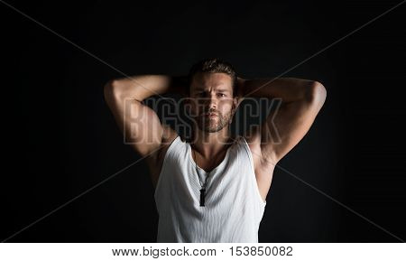 Sexy Muscular Young Man