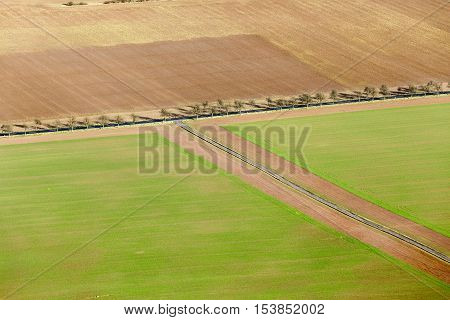 Rural Area In The Kyffhaeuser Region In Thuringia