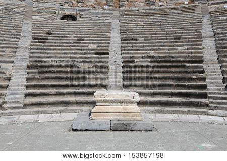 Theatre Of Halicarnassus In Bodrum, Turkey
