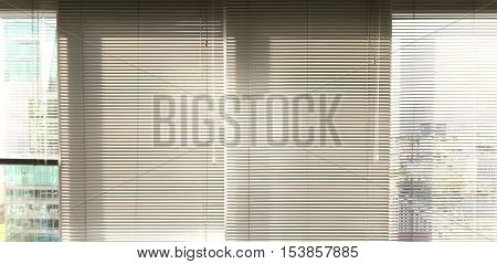 Window Grey Metallic Jalusie Sunblinds Background Office