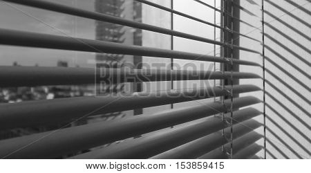 Window Grey Metallic Jalusie Sunblinds Background Office