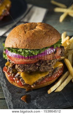 Homemade Cheese Smash Burger