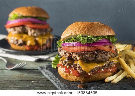Homemade Cheese Smash Burger