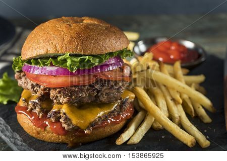 Homemade Cheese Smash Burger