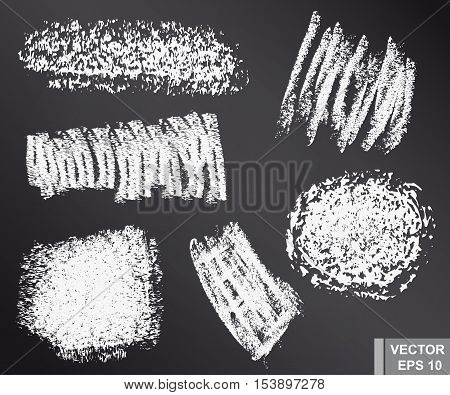 The texture of chalk. Blackboard. White. For your design.