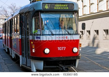 ブルノでの路面電車