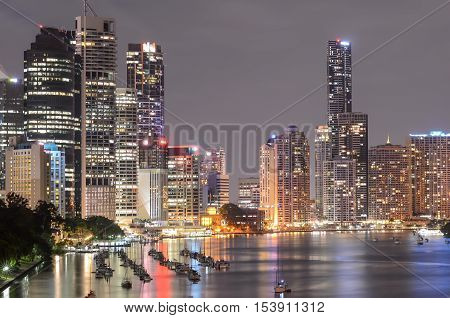 The city lights at Southbank Brisbane Australia!