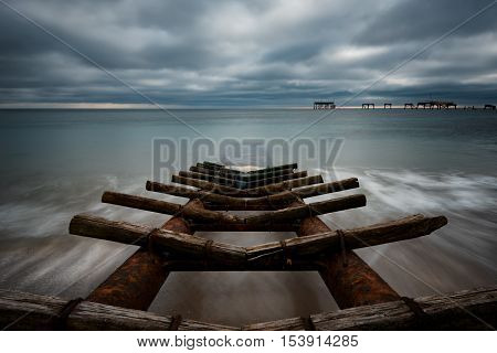 Before the summer storm in Shabla, Bulgaria