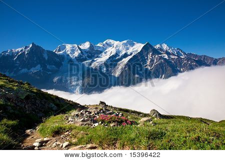 Kaunis näkymä French Alps