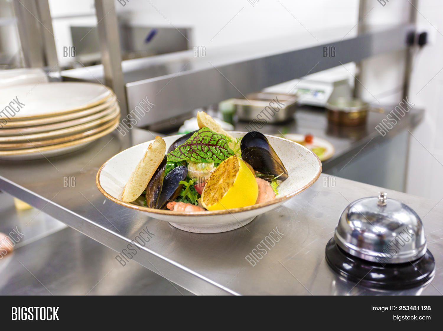 Alert Bell On Kitchen Image & Photo (Free Trial) | Bigstock