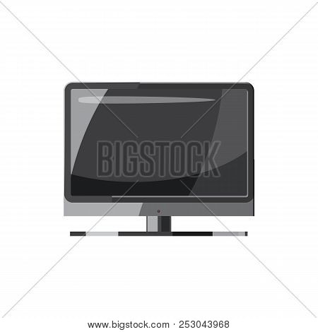 Tv Icon In Cartoon Style Isolated On White Background. Tehnique Symbol