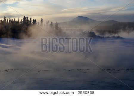 Yukon River In Winter