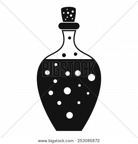 Potion Bottle Icon. Simple Illustration Of Potion Bottle Icon For Web Design Isolated On White Backg