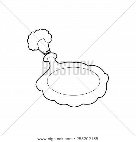 Whoopee Cushion Icon In Outline Style Isolated On White Background. Toy Symbol