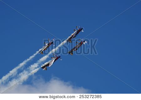 Flygfesten 2018/airshow 2018 Annual International Airshow In Dala Järna -flying Bulls Aerobatic Team