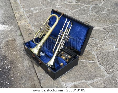 Guca, Serbia, August 11, 2018. 57th Trumpet Festival In Guca. Worldwide Known Music Festival In Serb