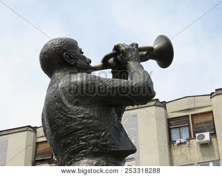 Guca, Serbia, August 11, 2018. 57th Trumpet Festival In Guca. Worldwide Known Music Festival In Serb