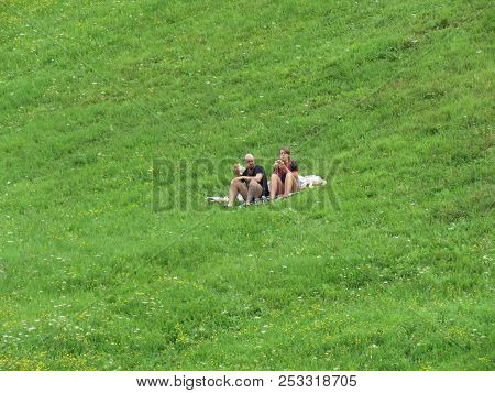 Guca, Serbia, August 11, 2018. 57th Trumpet Festival In Guca. Worldwide Known Music Festival In Serb