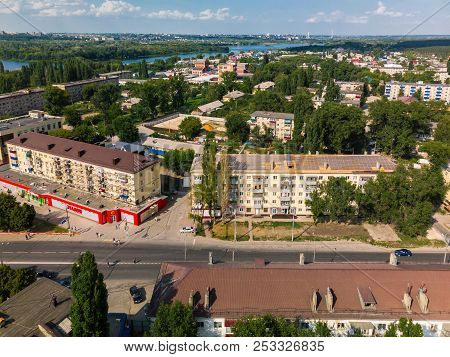 Lipetsk, Russia - Aug 5. 2018. View Of Levoberezhny District And Zoya Kosmodemyanskaya Street