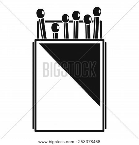 Matchbox Icon. Simple Illustration Of Matchbox Icon For Web Design Isolated On White Background