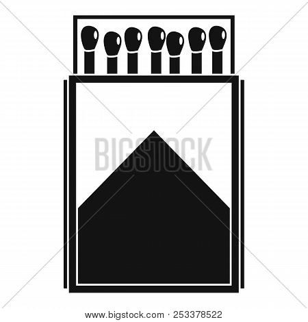 Wood Matchbox Icon. Simple Illustration Of Wood Matchbox Icon For Web Design Isolated On White Backg
