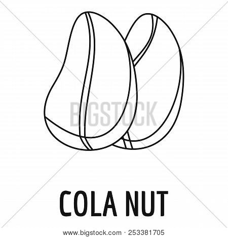 Cola Nut Icon. Outline Illustration Of Cola Nut Icon For Web Design Isolated On White Background