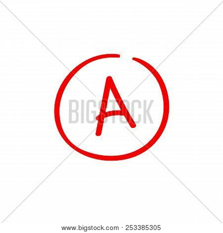 A Examination Result Grade Latter Mark Sign