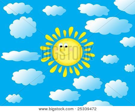 céu e sol