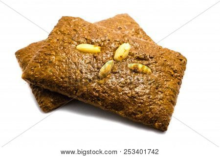 Isolated Gingerbread Christmas Nuremberg Landmark On White