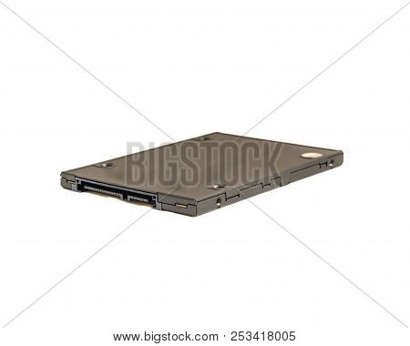 Close-up Solid-state Storage Device Isolated On White