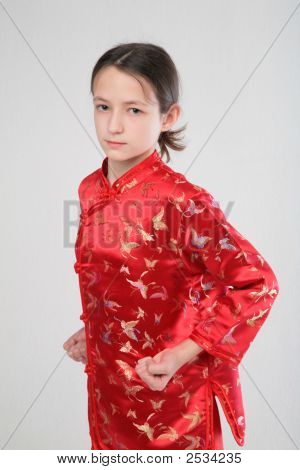 Ragazza di Wushu