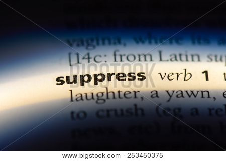 Suppress Word In A Dictionary. Suppress Concept.