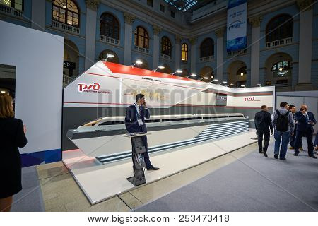 Rzd Booth At Transrussia 2016 - Transport Exhibition In Moscow, Russia, 30 November 2016