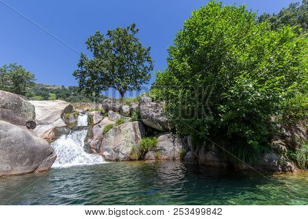Natural Pool At Chia Gorge In Gredos, Avila