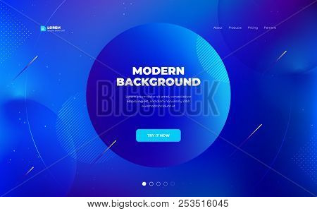 Liquid Color Background Design. Fluid Gradient Shapes Composition. Futuristic Design Posters. Eps10 