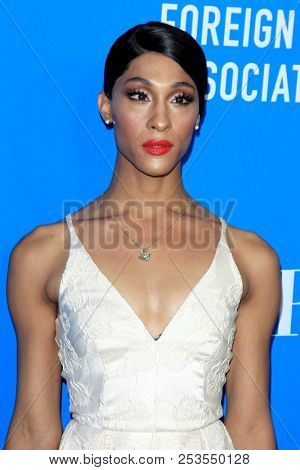 LOS ANGELES - AUG 9:  MJ Rodriguez at the 2018 HFPA Annual Grants Banquet at the Beverly Hilton Hotel on August 9, 2018 in Beverly Hills, CA