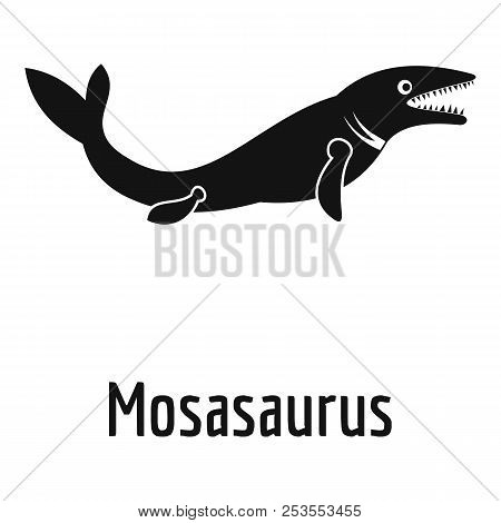 Mosasaurus Icon. Simple Illustration Of Mosasaurus  Icon For Web.