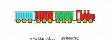 Sedentary Train Icon. Flat Illustration Of Sedentary Train  Icon For Web.