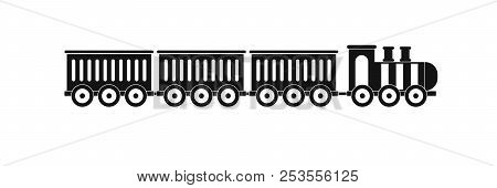Sedentary Train Icon. Simple Illustration Of Sedentary Train  Icon For Web.