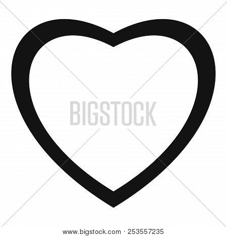 Fearless Heart Icon. Simple Illustration Of Fearless Heart  Icon For Web.