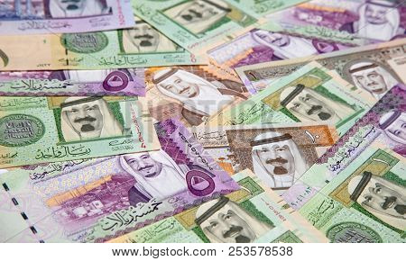 Collection of Saudi Arabia Riyal banknotes