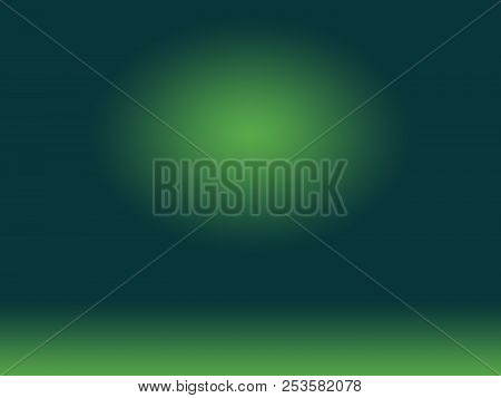 Abstract Blur Empty Green Gradient Studio Well Use As Background, Website Template, Frame, Business 