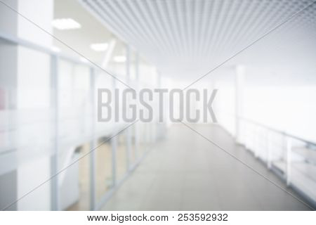 Abstract blur modern business office background with blur for your design