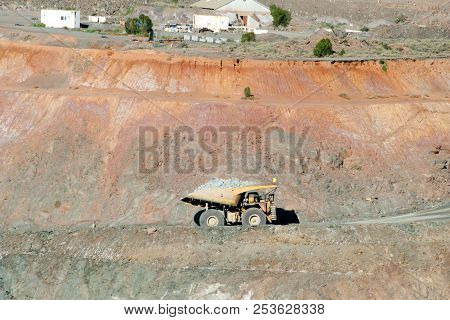 Dump Truck In Super Pit - Kalgoorlie - Australia