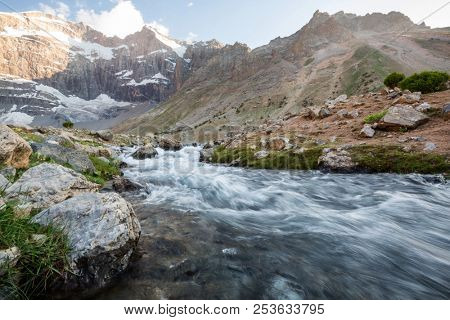 Beautiful landscape of Fann Mountains, Tajikistan