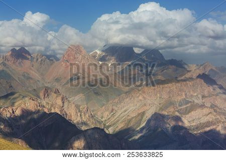Beautiful landscape of Fann Mountains, Tajikistan