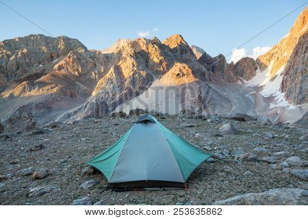 Beautiful landscape of Fann Mountains, Tajikistan