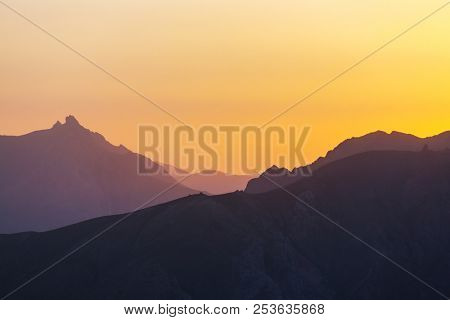 Beautiful landscape of Fann Mountains, Tajikistan