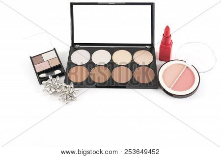 Beauty Concept : Cosmetics Professional 8 Shades Contour Face Power Foundation Makeup Palette , Eye 