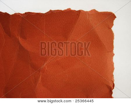 papel de la esquina roja